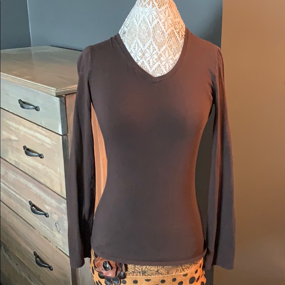 Brown - Women’s Long Sleeve Shirt - S